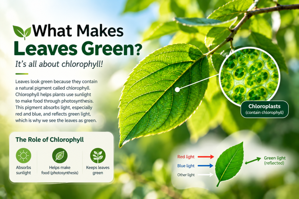 Why Do Leaves Change Color? Simple Facts Explained 2 what makes leaves green chlorophyll