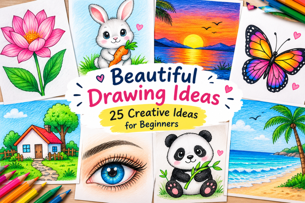 beautiful drawing ideas for beginners