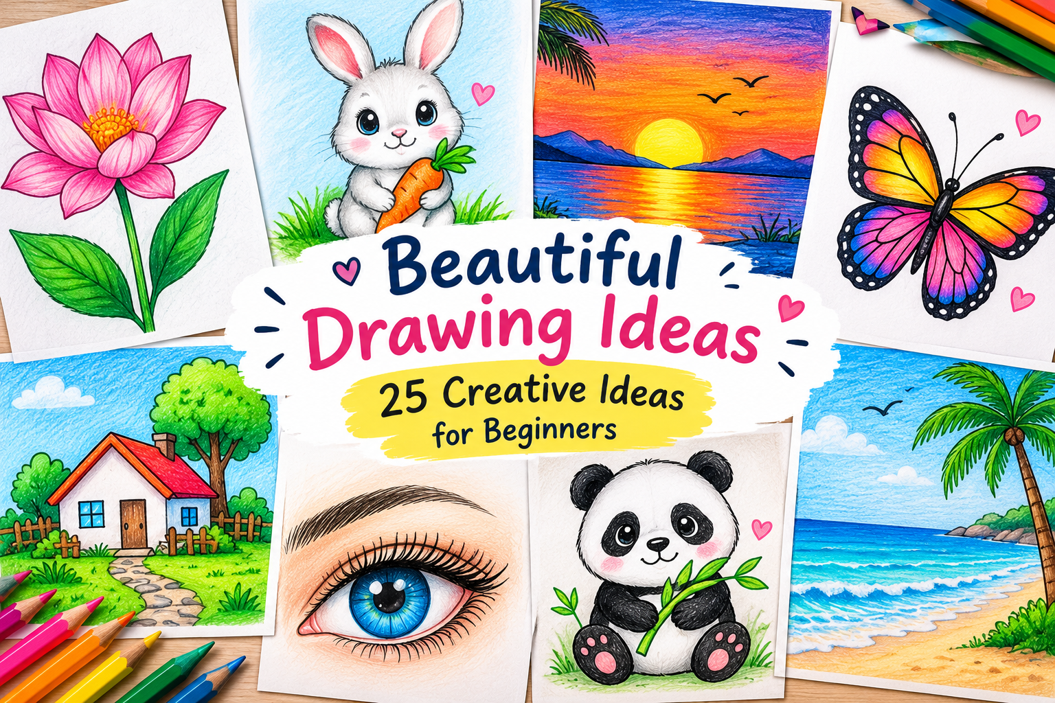 beautiful drawing ideas for beginners
