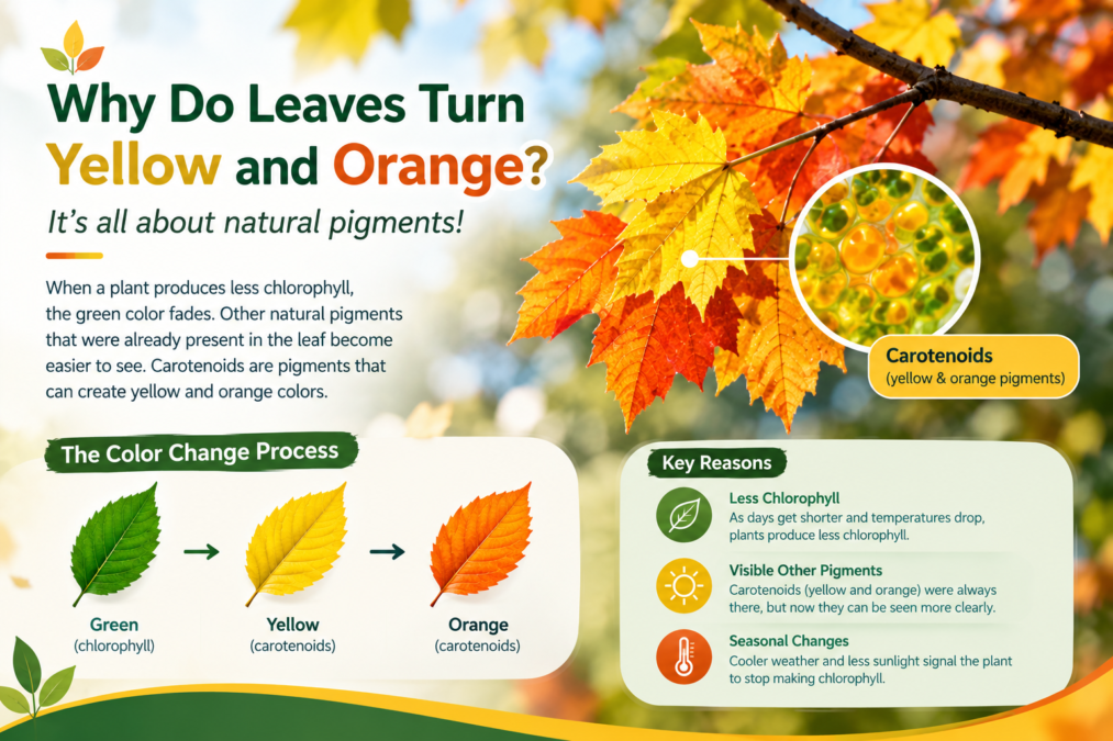 Why Do Leaves Change Color? Simple Facts Explained 3 why do leaves turn yellow and orange
