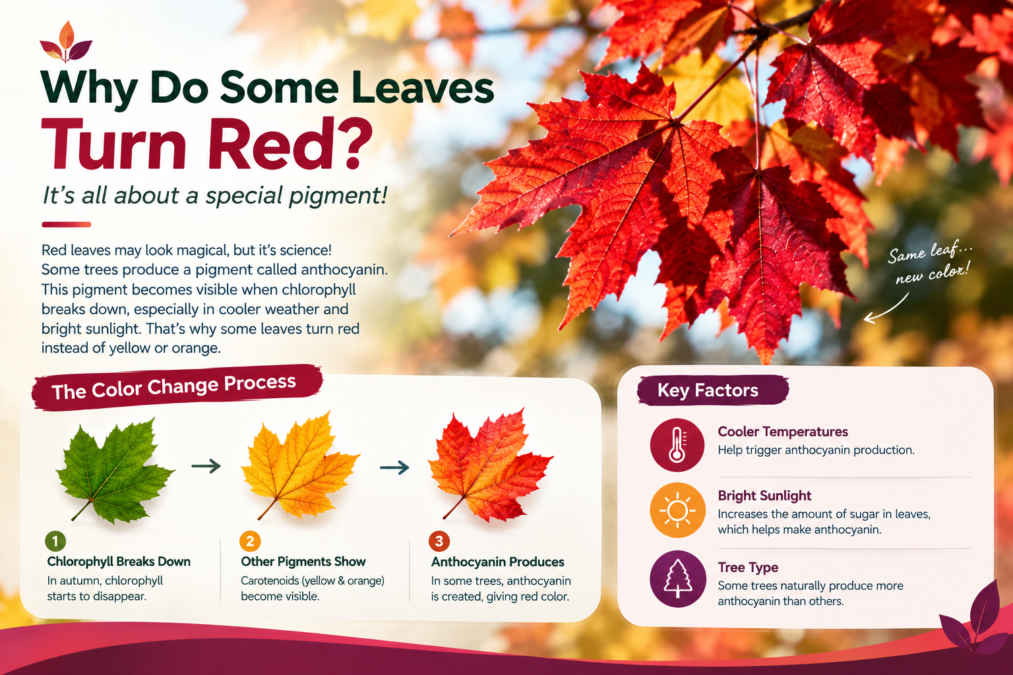 Why Do Leaves Change Color? Simple Facts Explained 4 Why do some leaves Turn Red