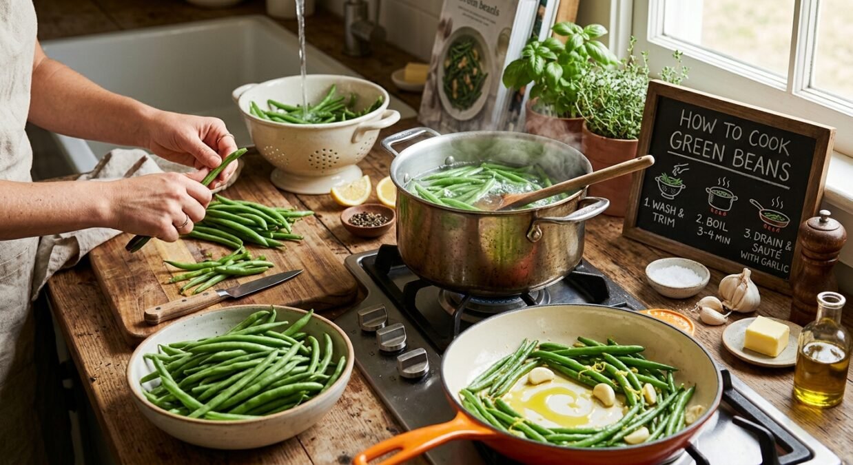 how to cook green beans