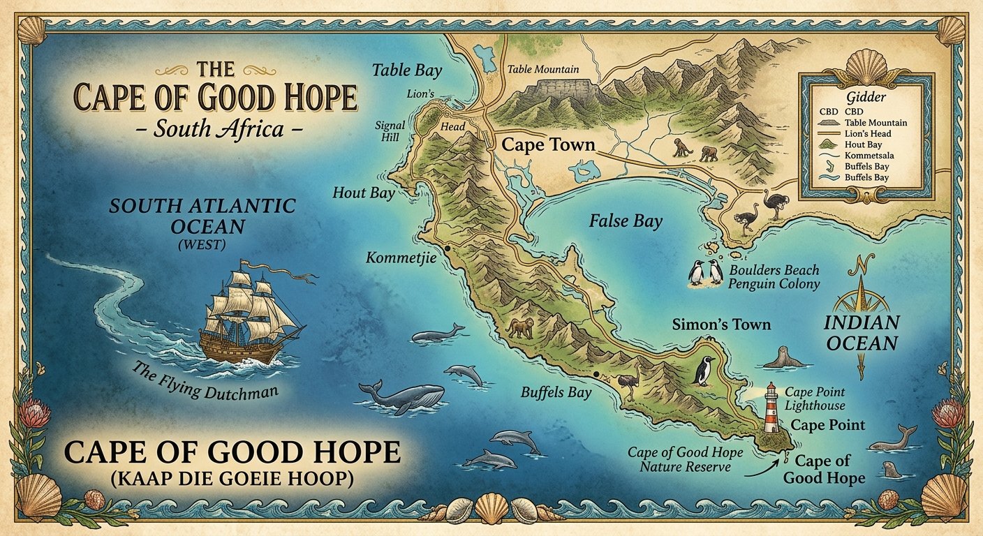 cape of good hope map