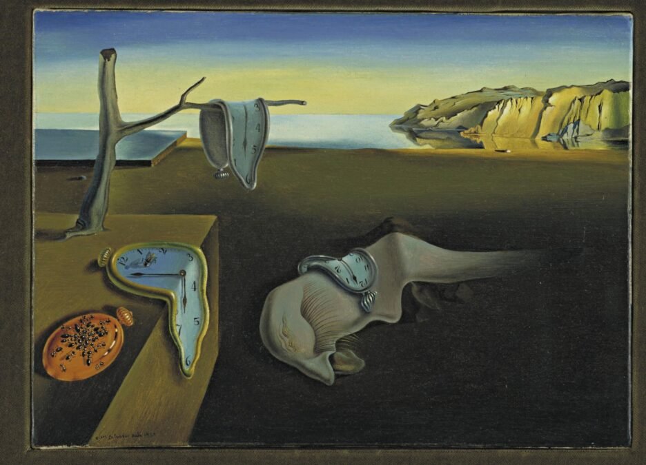 The Most Beautiful Artworks That Inspire the World 3 The Persistence of Memory painting by Salvador Dali featuring melting clocks